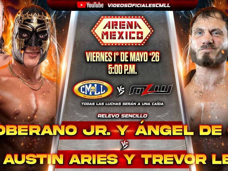Cartelera CMLL en Fox Sports viernes 1 de Mayo EN VIVO: Dónde ver en TV y hora función de lucha en la Arena México