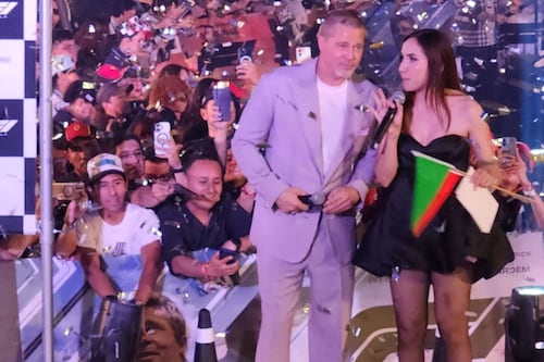 Brad Pitt enloqueció CDMX en evento de ‘F1 La Película’; hay pistas del papel de Checo Pérez