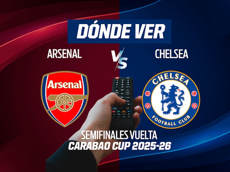 Arsenal vs Chelsea EN VIVO: Dónde ver en TV, online y hora Semifinales vuelta Carabao Cup 2025-26