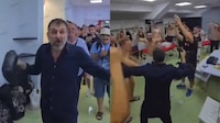 Presidente de club albanés REGALA fajos de billetes por ganar Playoff de Conference League (VIDEO)