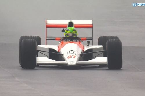 ¡Tremendo homenaje! Lewis Hamilton condujo el McLaren de Ayrton Senna en Gran Premio de Brasil (VIDEO)