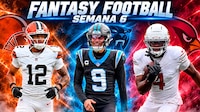 NFL Fantasy 2026: Jugadores que debes alinear, sentar y que te pueden sorprender en la Semana 6