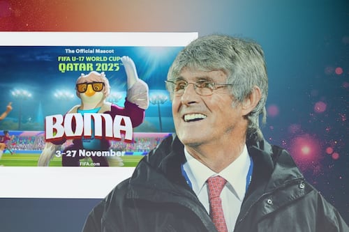 Bora Milutinović, ex DT del Tri, inspira a BOMA, mascota oficial del Mundial Sub-17 en Qatar