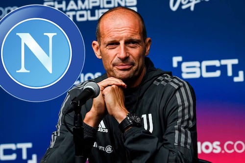 Massimiliano Allegri dirigirá al Napoli, tras ser despedido del AC Milan de Santi Gimenez