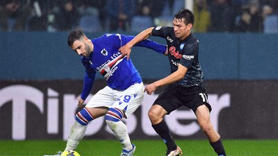 El delantero mexicano empezó como suplente y entró al minuto 63'.