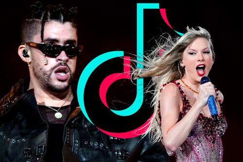 Taylor Swift y Bad Bunny DESAPARECEN de TikTok; borrarán su música a partir de HOY
