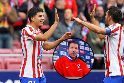 ‘Obed Vargas jugó muy bien’; Simeone elogia al mexicano tras primera titularidad en Atlético de Madrid