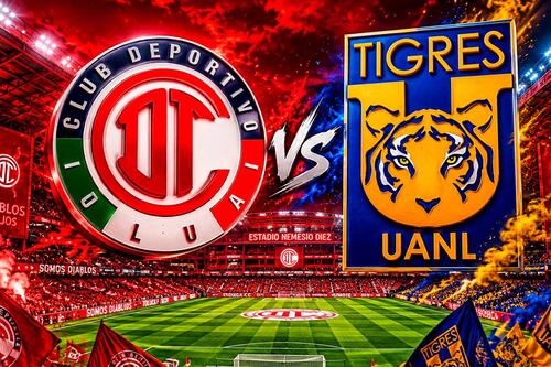 Alineaciones de Toluca y Tigres para la Final de Concachampions 2026