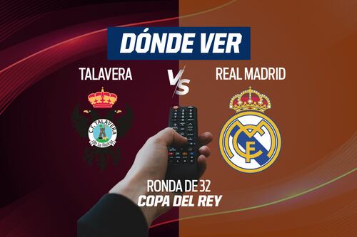Talavera vs Real Madrid EN VIVO: Dónde ver en TV, online y hora Copa del Rey 2025-26