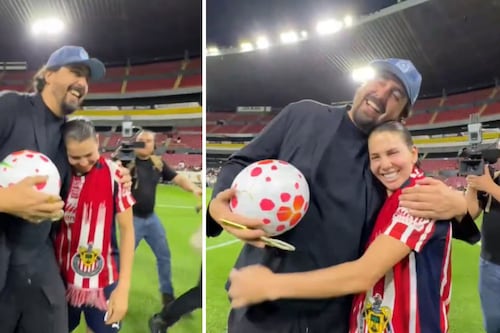Amaury Vergara felicitó a Licha Cervantes tras convertirse en la máxima goleadora de Chivas (VIDEO)