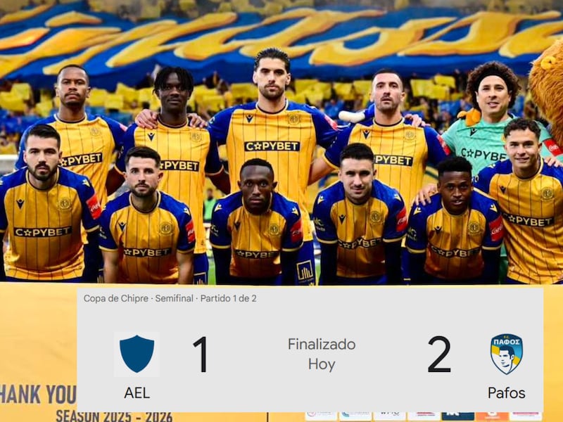 Guillermo Ochoa fue TITULAR y AEL Limassol PIERDE la ida de las Semifinales de Copa (VIDEO)