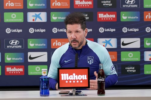Diego Simeone admitió que su futuro con el Atleti dependerá de sus resultados a final de temporada