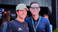 Rafa Márquez saluda a Checo Pérez en el GP de México y lo define como ‘ídolo y leyenda’ para los mexicanos