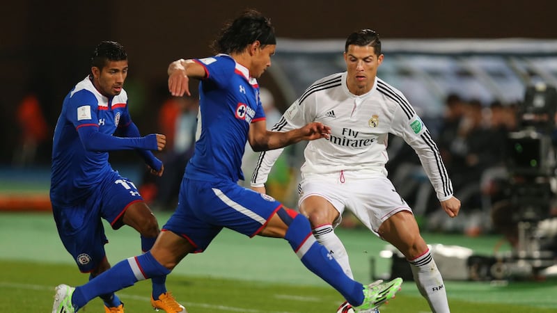 Jerry Flores recordó curiosa anécdota con Cristiano Ronaldo en Mundial de Clubes: ‘Casi hago un golazo’