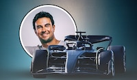 Checo maneja un Ferrari negro 2023 en las PRIMERAS PRUEBAS de Cadillac rumbo a la F1 2026