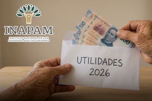 ¿Qué adultos mayores con tarjeta INAPAM reciben pago de utilidades en 2026 y cuánto les toca según la LFT?