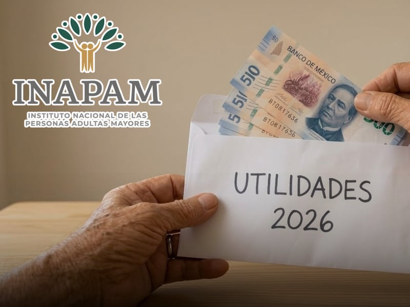 ¿Qué adultos mayores con tarjeta INAPAM reciben pago de utilidades en 2026 y cuánto les toca según la LFT?