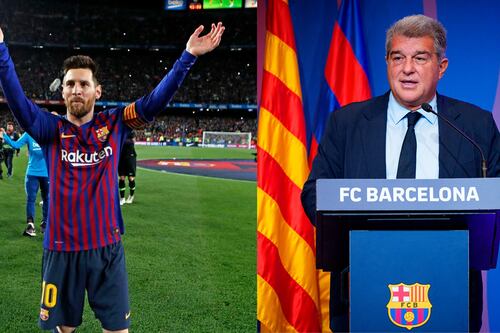 Joan Laporta aseguró que visita de Messi fue un arrebato; no ve realista su regreso al Barcelona