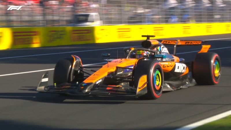 ¡Lando Norris domina una P2 de derrapes y grava suelta en Monza!