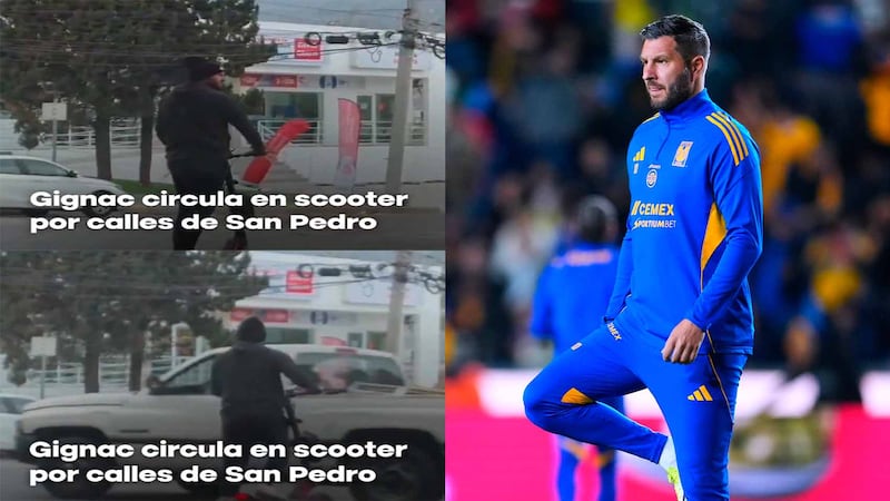 André-Pierre Gignac casi es atropellado al ir en scooter y se encara con conductor (VIDEO)