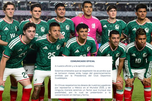 ‘Se respetarán los acuerdos’: Chivas libera a sus seleccionados para concentrar con el Tri en el CAR