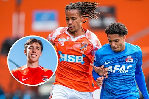 ¡Buenas sensaciones! Mateo Chávez jugó 17 minutos en empate del AZ Alkmaar ante Volendam