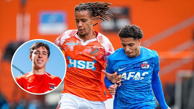 ¡Buenas sensaciones! Mateo Chávez jugó 17 minutos en empate del AZ Alkmaar ante Volendam