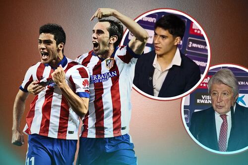 Presidente del Atlético CONFUNDE a Raúl Jiménez y omite a Hugo Sánchez en presentación de Obed Vargas