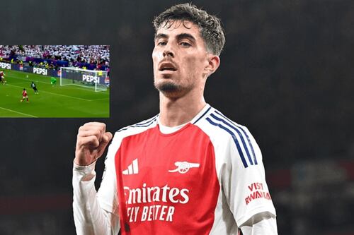 ¡Todo inicia de un rebote! Kai Havertz adelanta al Arsenal con el 0-1 en final de Champions
