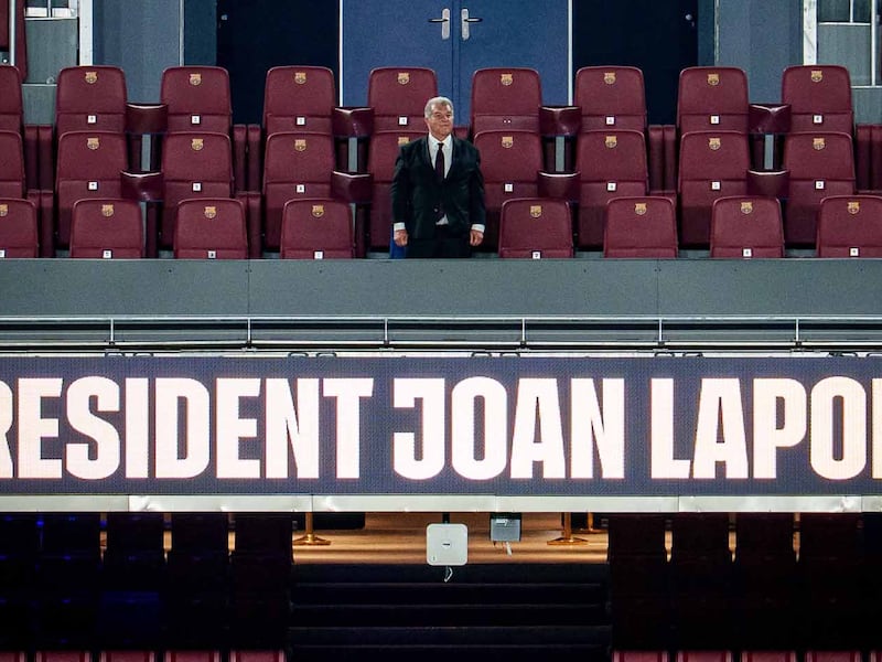 Joan Laporta es reelecto como presidente del Barcelona con la 2da mayor cantidad de votos históricos