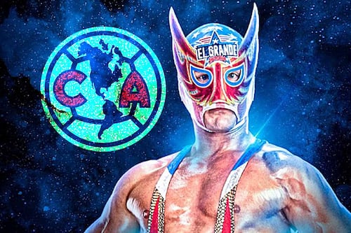 ¡El Grande Americano le va al América! Luchador ‘mexicano’ sensación de WWE es Águila