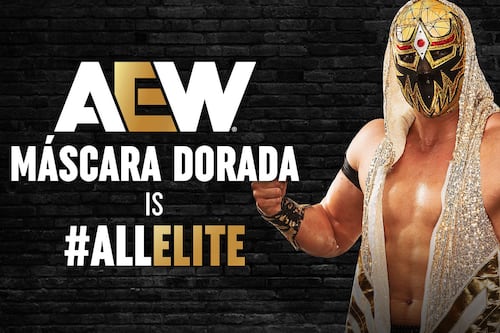 Máscara Dorada, listo para explotar su nuevo contrato con All Elite Wrestling (VIDEO)