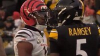 NFL suspende a Ja’Marr Chase de Bengals tras escupirle a Jalen Ramsey de Steelers