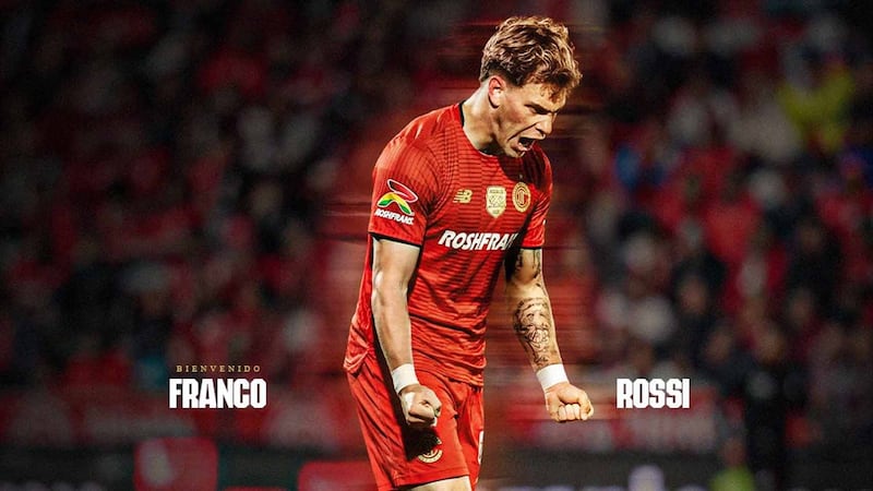 Toluca anuncia a Franco Rossi como nuevo delantero para el Clausura 2026