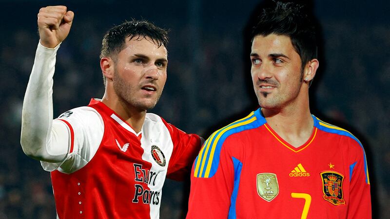 David Villa elogia a Santiago Giménez: ‘Grandes jugadores como él son bienvenidos a LaLiga’