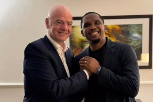 Samuel Eto’o, presidente de Federación Camerunesa, apoya a Infantino e idea de privatizar a FIFA