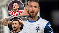 Sergio Ramos lleva más goles en 4 partidos con Monterrey que Chicharito y Henry Martín en todo 2025