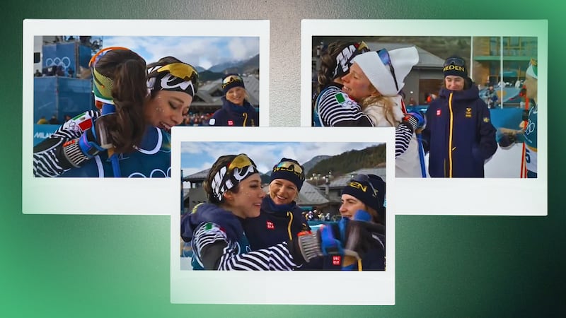 Regina Martínez recibe EMOTIVO ABRAZO de medallistas tras HACER HISTORIA en Milano Cortina 2026