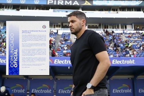 ‘Inercia negativa en resultados y formas’: Cruz Azul anuncia la salida de Larcamón con múltiples pedradas