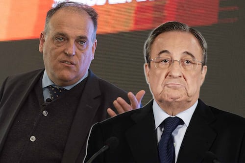 ‘Soy del Real Madrid desde los 6 años’; presidente de LaLiga acusa a Florentino Pérez de mentiroso