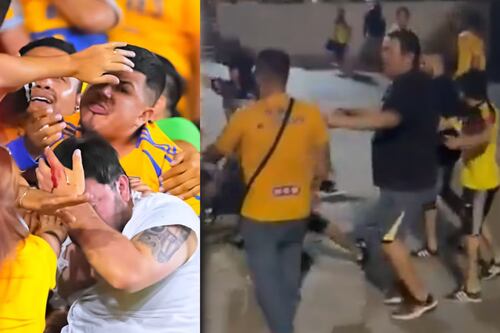 ¡Fans de Tigres que participaron en riñas no volverán al Volcán! Autoridades recibirán sus datos