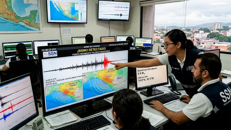Reportan sismo en Chiapas hoy 17 de Julio, ¿por qué no sonó alerta sísmica en CDMX si fue de 7.4?