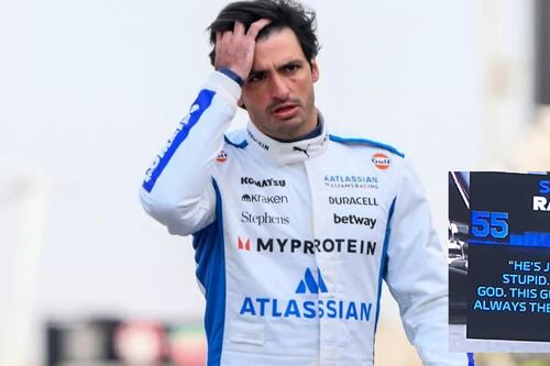‘Es muy ESTÚPIDO’: Carlos Sainz explota con Liam Lawson tras provocar contacto en el GP de Países Bajos