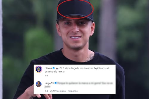 ¡Ya los exhibiste! Piojo Alvarado señala a Chivas por borrar la MARCA de su gorra (FOTO)