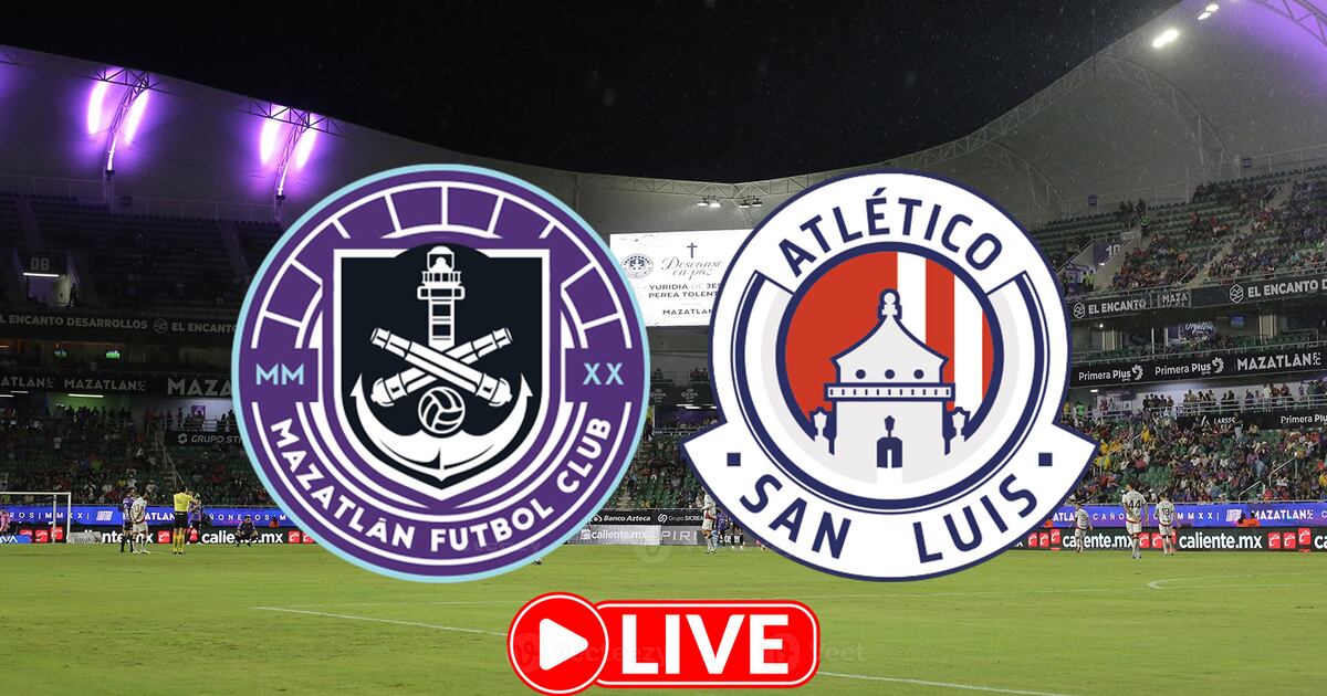 Mazatlán vs Atlético San Luis EN VIVO: Mira el minuto a minuto y goles ...
