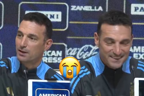 Periodista LLORA frente a Scaloni recordando el título de Argentina: ‘Me diste la alegría más grande’