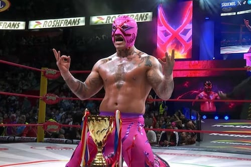 ¡Villano III Jr. derrota a Zandokan Jr. y se queda con la Copa Jr. 2026 del CMLL! (VIDEO)