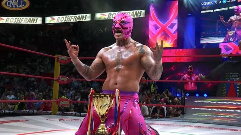 ¡Villano III Jr. derrota a Zandokan Jr. y se queda con la Copa Jr. 2026 del CMLL! (VIDEO)