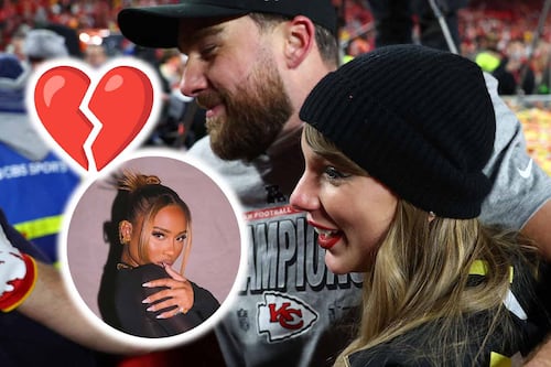 La ex de Travis Kelce celebra derrota de Chiefs en el Super Bowl con Taylor Swift en la grada (VIDEO)