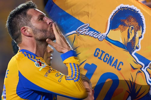 Cánticos y un MEGA MOSAICO: Fans de Tigres le rinden homenaje a Gignac en su posible ADIÓS